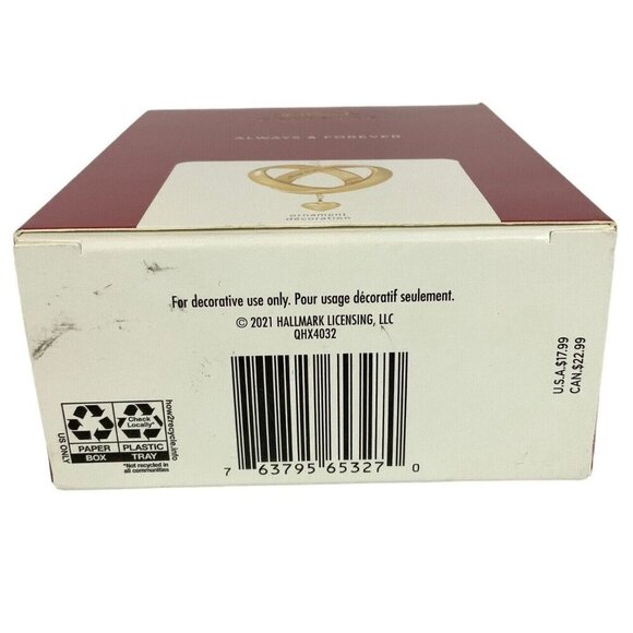 Hallmark Keepsake Ornament 2021 Always & Forever Anniversary Charms Decoration - Picture 5 of 9